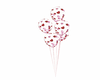 heart confetti balloons