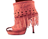 RGZ PINK FRINGED BOOTS