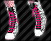 Zebra Striped Sneakers!