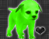 *-*Cute Green Dog