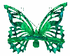 green butterfly bench