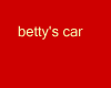 Betty's car