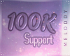M~ Support Sticker 100K