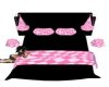 Black&pink bed