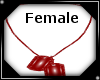 Red PVC Dog Tags
