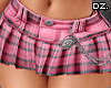 D. Gab Skirt - PinkPlaid