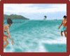 Holi water splash play