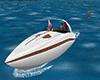 animated waterski boat