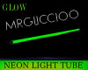 NEON Tube GREEN LIGHT