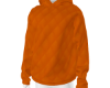Orange Cotton Hoodie
