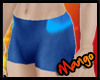 -DM- Blue Mauco Shorts M