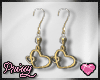 P|Gold Hearts Earrings
