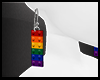 Rainbow Lego Earrings