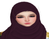 Purple Muslim  Hijab