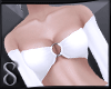-S- Harness White Dress