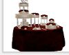 Crimson Wedding Cake