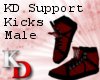 [KD] drk Red Kicks