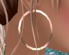 Rose Gold Hoop Earrings