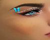 Teal Butterfly Eyeliner