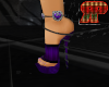 RP Purple & Black Heels