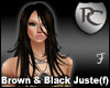 Brown & Black Juste(f)
