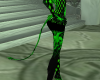 green/black demon tail