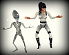 funky alien couple dance