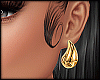 K! Gold Water Drop Earri