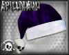 Gothic Purple Santa Hat