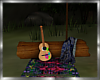 Moonlit Log & Guitar