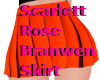 Scarlett Orange Skirt