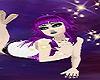 (QD) purple rave hair