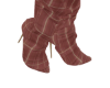 Burg Plaid Boots