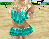 Turquoise sexy outfit