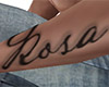 Rosa Forearm Tattoo 2 M