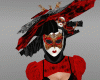 Venetian mask Red