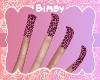 Pink Cheetah Nails ♥