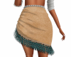 Native Tan Suede Skirt