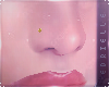 E~ Gold Nose Piercing