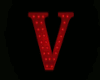 Red "V" Letter