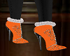 Orange Heel Boots