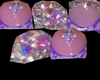 $ Purple Diamond Toes♥
