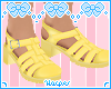 ℋ| Yellow Jelly Sandal
