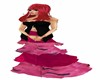 Fuschia Long Layrd Skirt