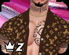 LV Fashion Shirt tattoo