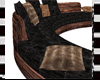 >A< Fur-Wood Sofa