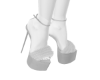 White Fur Heel