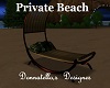 beach lounger kiss