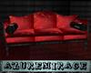^AZ^Red Kiss Couch