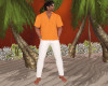 Tropical Orange Shirt